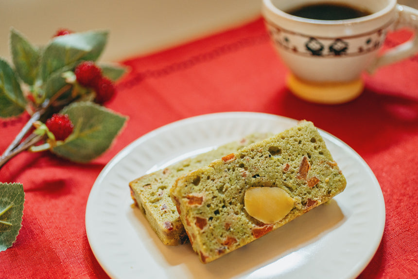 【日本料理卯之庵】“料亭の手作り”栗と干し柿のパウンドケーキ