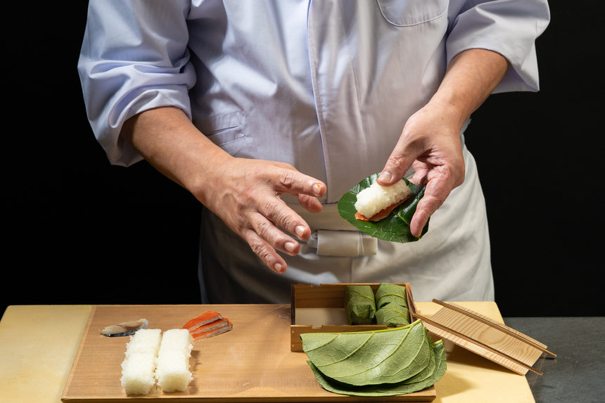 【平宗】柿の葉ずし3種(鯖、鮭、穴子)