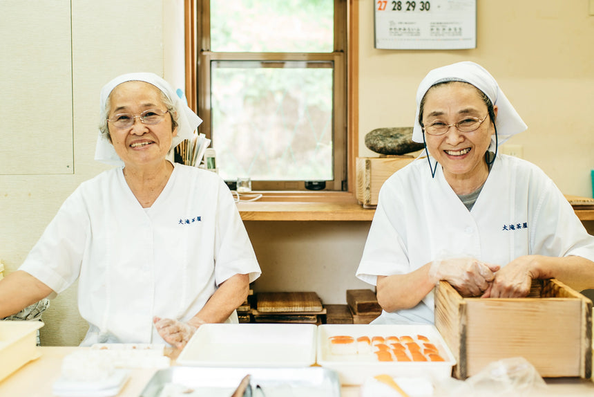 【大滝茶屋】塩〆柿の葉寿司(鯖/鮭12個)