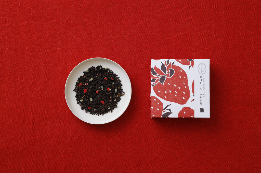 天川村】洞川夏いちごの緑茶／和紅茶セット｜【ならわし narawashi