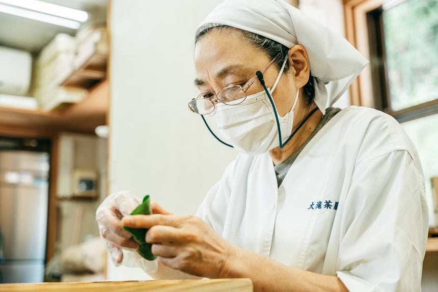 【大滝茶屋】塩〆柿の葉寿司(鯖/鮭12個)