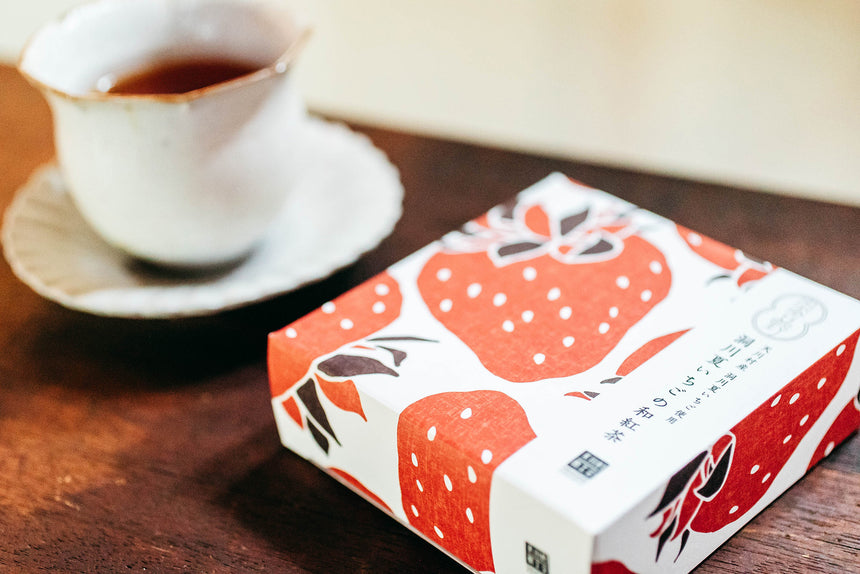 洞川夏いちごの緑茶/和紅茶セット