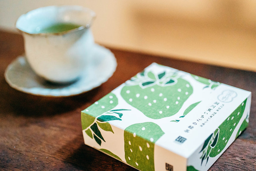 洞川夏いちごの緑茶/和紅茶セット