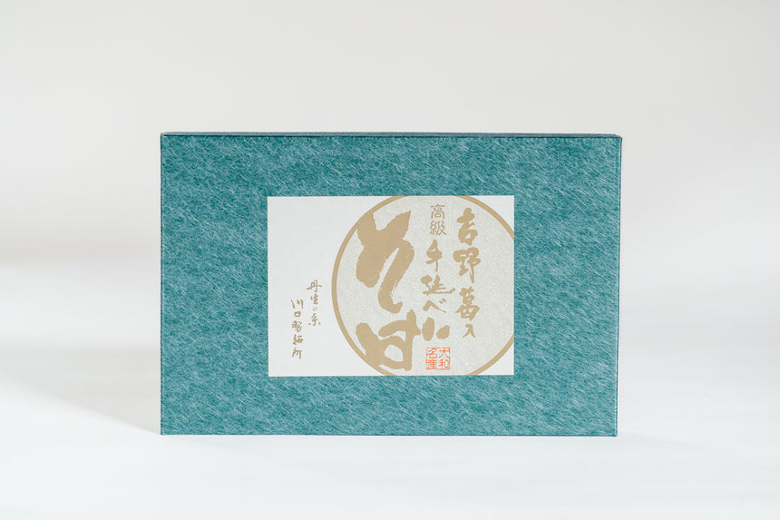 【川口製麺所】吉野葛入り 手延べ蕎麦