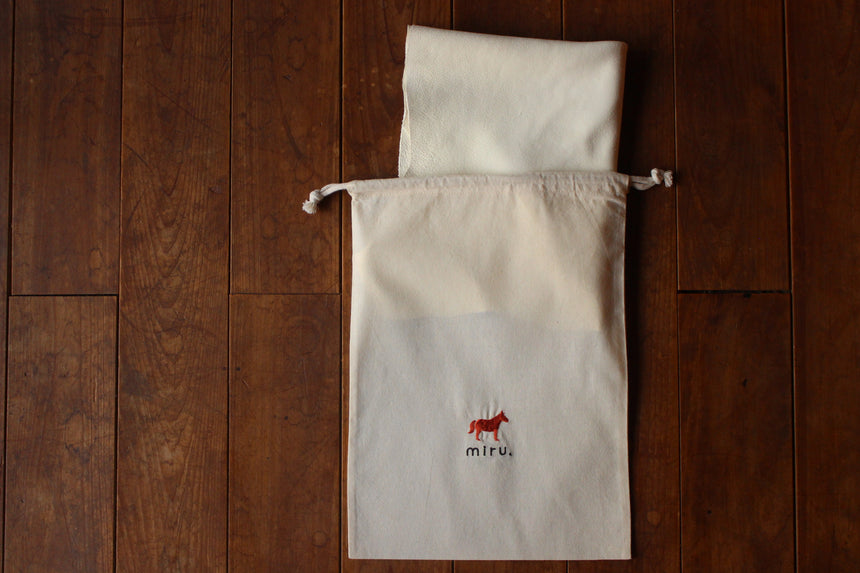 【miru.】鹿革枕カバー