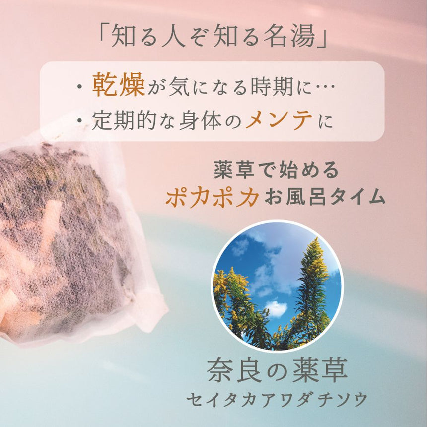 【松田商店】セイタカアワダチソウの天然入浴用ハーブ（8個）