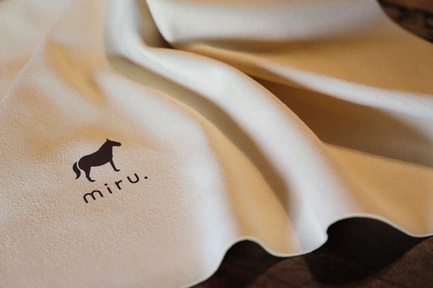 【miru.】鹿革枕カバー