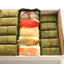【平宗】柿の葉ずし５種（鯖・鯖・金目鯛・穴子・海老）